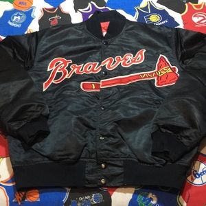 Vintage Starter Atlanta Braves Satin Jacket